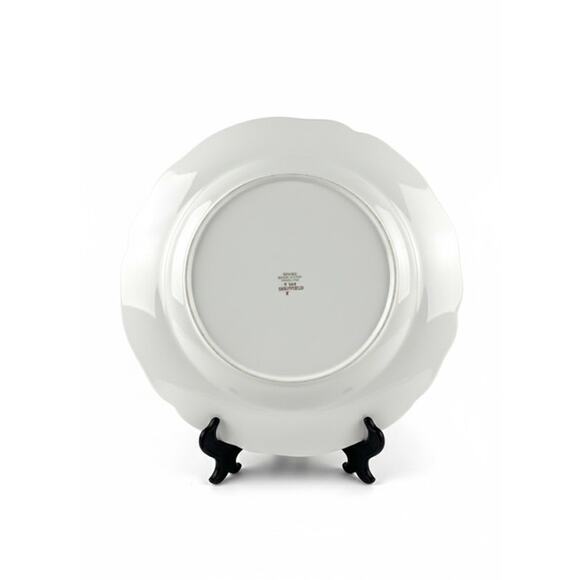 Spode Bone China England SHEFFIELD R568 Dinner Plate Scalloped Gold Trim - Picture 2 of 2